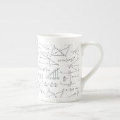 Tasse En Porcelaine Math Hand Written Calculations Illustrations (Droite)