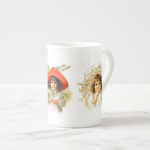 Tasse En Porcelaine Maud Humphrey : Filles d'hiver