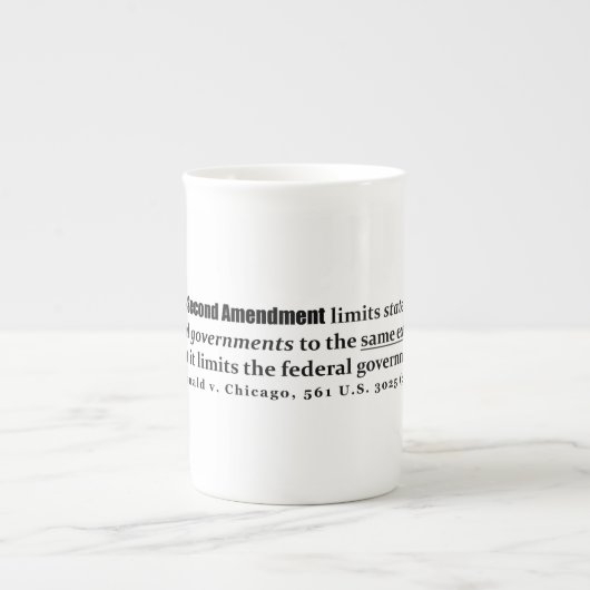 Tasse En Porcelaine McDonald c. Chicago, 561 U.S. 3025 (2010) (Devant)