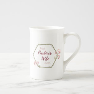 Tasse En Porcelaine Meilleur cadeau inspirant de la femme du pasteur