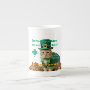 Tasse En Porcelaine Meilleure maman de chat irlandaise du monde