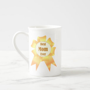 Tasse En Porcelaine Meilleure maman jamais Golden Lauréat du prix ruba