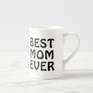 Tasse En Porcelaine Meilleure maman Jour de la typographie moderne Cad