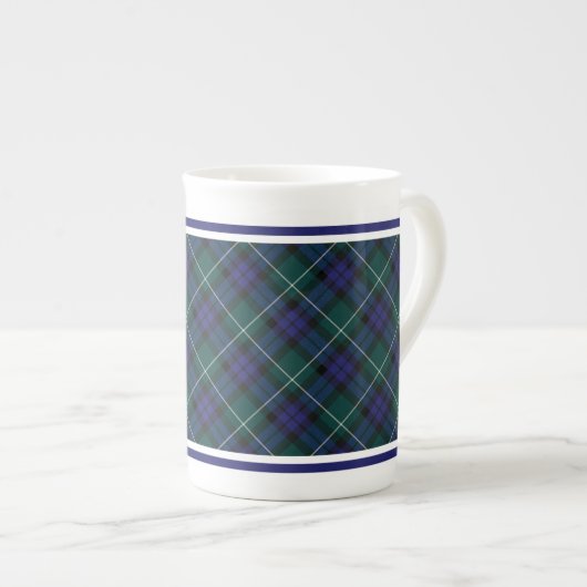 Tasse En Porcelaine Menteith Scotland District Tartan (Devant droit)