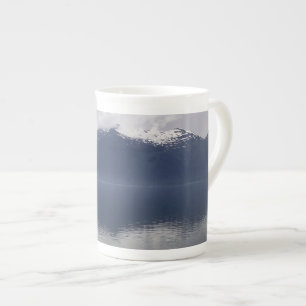Tasse En Porcelaine Mer alaskien brumeux aux nuances de bleu