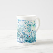 Tasse En Porcelaine Mer Speckée I (Devant droit)