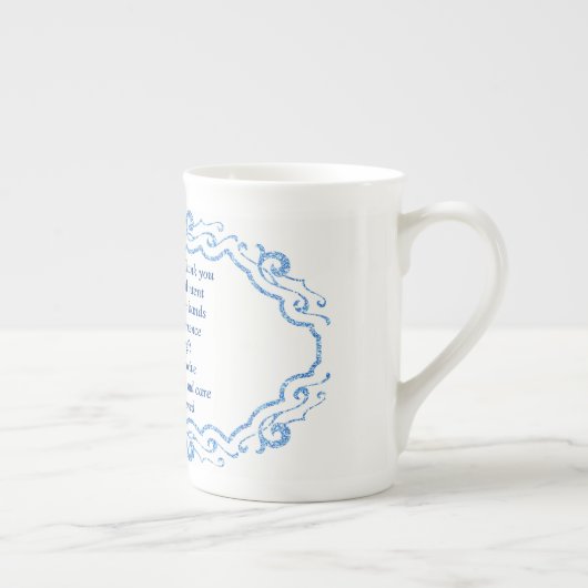 Tasse En Porcelaine Merci (Droite)