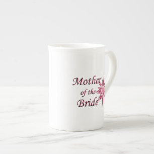 Tasse En Porcelaine Mère de la mariée rose