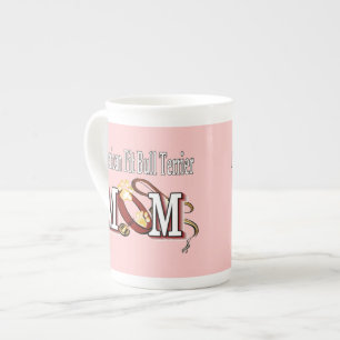 TASSE EN PORCELAINE MÈRE TERRIER AMÉRICAINE