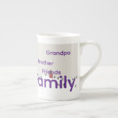 Tasse En Porcelaine Merry Christmas Snow Sledding (Droite)