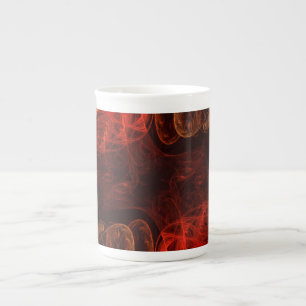 Tasse En Porcelaine Métamorphose Art Abstrait
