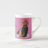 Tasse En Porcelaine mignon chiot beagle bouddin maman chien avec sloga (Droite)