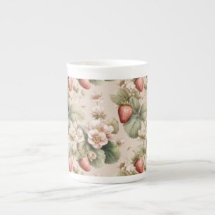 Tasse En Porcelaine Mignonne lapin d'aquarelle avec de la purée de fra