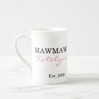 Mignonne Mawmaw Personnalisé Année de Fondation