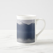 Tasse En Porcelaine Misty Alaskan Sea dans les tons bleu (Droite)