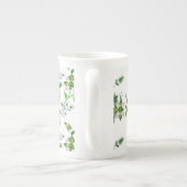 Tasse En Porcelaine Modèle floral (Dos)