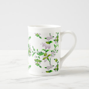 Tasse En Porcelaine Modèle floral