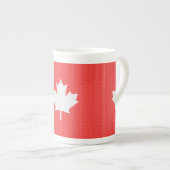 Tasse En Porcelaine Modèle Knit Maple Leaf Tricot Motif (Devant droit)