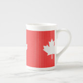 Tasse En Porcelaine Modèle Knit Maple Leaf Tricot Motif (Droite)