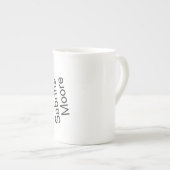 Tasse En Porcelaine Modern Minimalist Plain Professional Ajouter un no (Devant droit)
