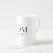Tasse En Porcelaine Mom Established 2026 (Devant droit)
