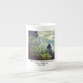 Tasse En Porcelaine Mon Dieu guérit - la tasse de porcelaine tendre