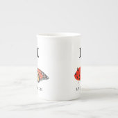 Tasse En Porcelaine Monarque et Ladybug (Devant)