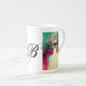 TASSE EN PORCELAINE MONOGRAMME DE CHARME (Devant droit)