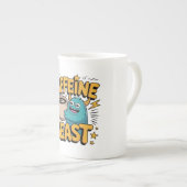 Tasse En Porcelaine Monstre de café (Devant droit)