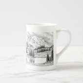 Tasse En Porcelaine Mont Rainier, Washington (Droite)
