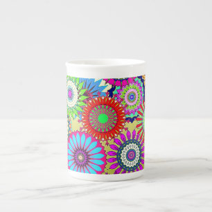 Tasse En Porcelaine Mosaïque