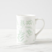 Tasse En Porcelaine Motif à branche d'olivier naturel (Droite)