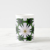 Tasse En Porcelaine Motif blanc (Devant)