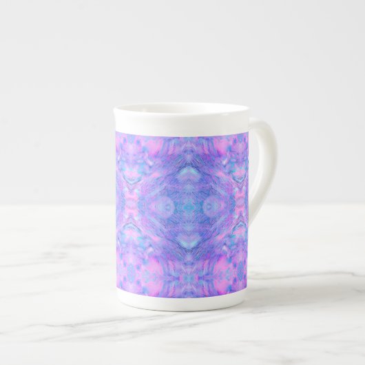 Tasse En Porcelaine Motif Boho cosmique - Imaginaire oriental Abstrait (Devant droit)