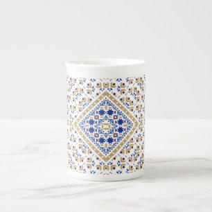 Tasse En Porcelaine Motif de broderie palestinienne impression numériq