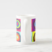 Tasse En Porcelaine motif de cercles (Dos)