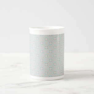 Tasse En Porcelaine Motif de coquillages en continu