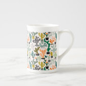 Tasse En Porcelaine Motif de Cute Cactus (Droite)