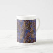 Tasse En Porcelaine Motif d'impression Leopard et Zebra (Devant droit)