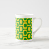 Tasse En Porcelaine Motif du trottoir d'Ipanema, Motif de plage, Brési (Droite)