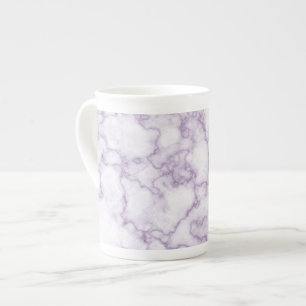 Tasse En Porcelaine Motif en marbre violet