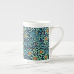 Tasse En Porcelaine Motif floral William Morris Rouge Jaune bleu vert