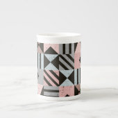 Tasse En Porcelaine Motif géométrique 29 (Devant)