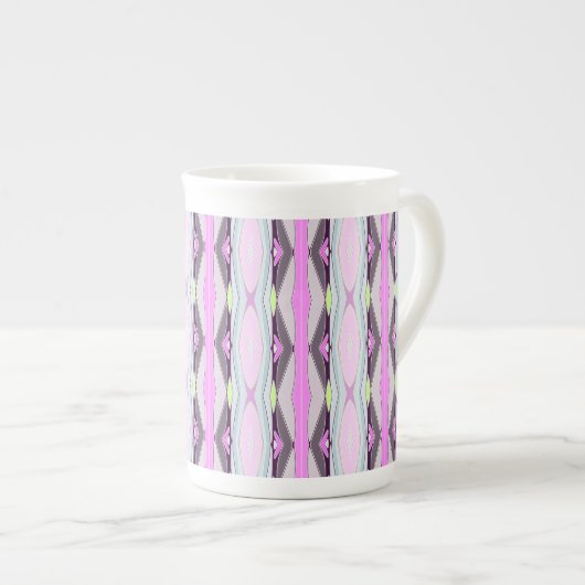 Tasse En Porcelaine Motif rose unique (Devant droit)