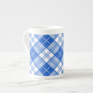 Tasse En Porcelaine Motif Tartan Brun Blanc yxm0uat9