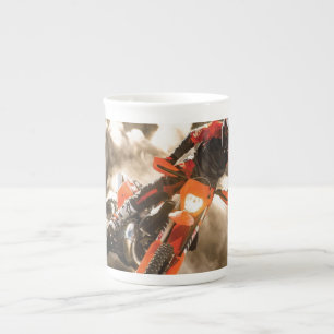 Tasse En Porcelaine Motocross Rider