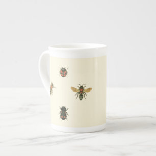 Tasse En Porcelaine Mouches et coléoptères par Vision Studio