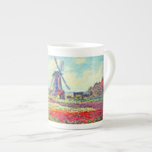 Tasse En Porcelaine Moulin à vin Monet Tulips (Devant droit)