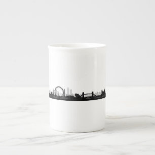 Tasse En Porcelaine Musique à thé à thème Skyline de Londres