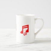Tasse En Porcelaine @ musique d'amour (Droite)